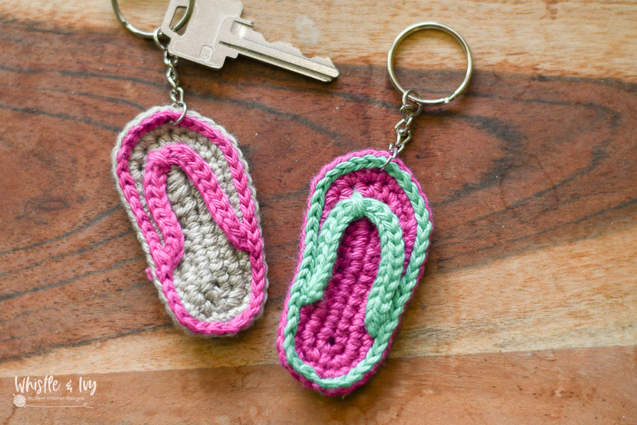 Flip Flop Key Chain