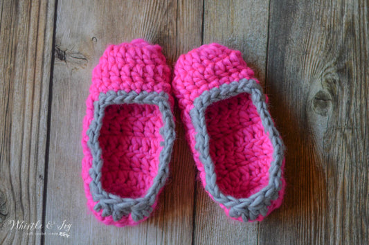 30 Minute Slippers [crochet pattern]