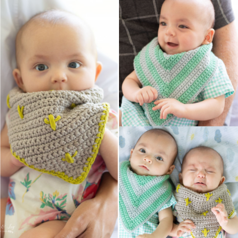 Modern Bib Pack [crochet pattern]