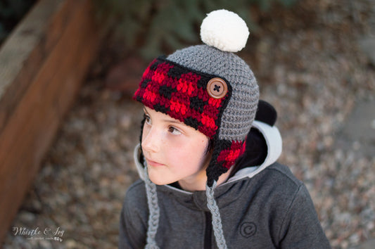 Plaid Trapper Hat