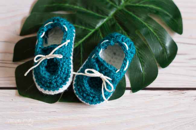 Baby/Toddler Boat Booties [crochet pattern]