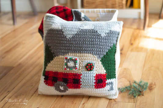 Plaid Camper Pillow