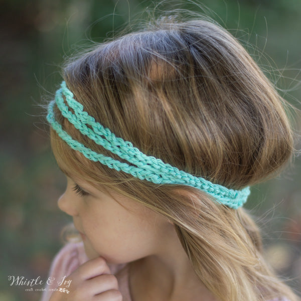 Boho Stretch Headband [crochet pattern]