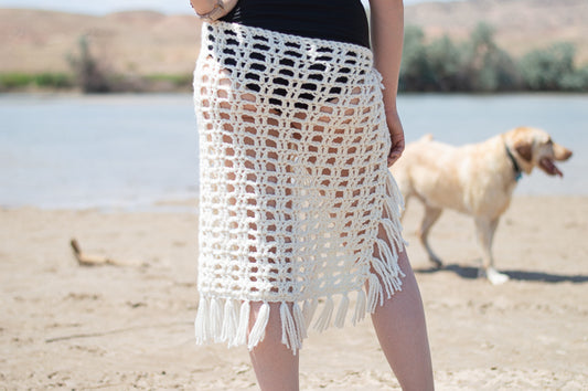 Crochet Sarong Beach Cover Up