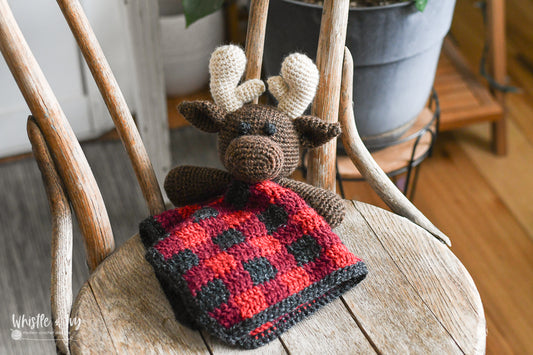 Plaid Moose Lovey