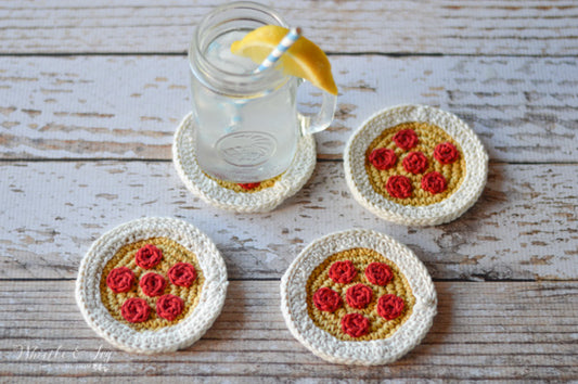 Pizza Coasters