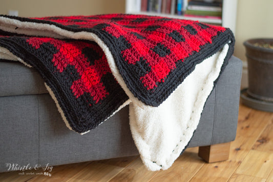 Chunky Sheepskin Blanket [crochet pattern]