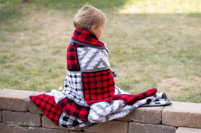 Plaid Patchwork Blanket