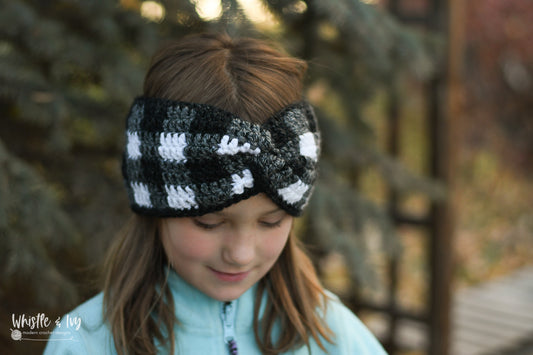 Plaid Twist Headband