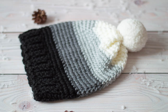 Ombre Cross Stitch Hat