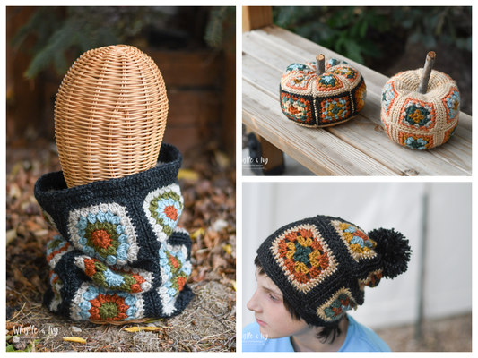 Fall Granny Square Collection [crochet pattern bundle]
