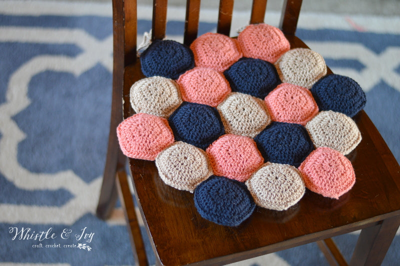 Hexie Puff Seat Cushion