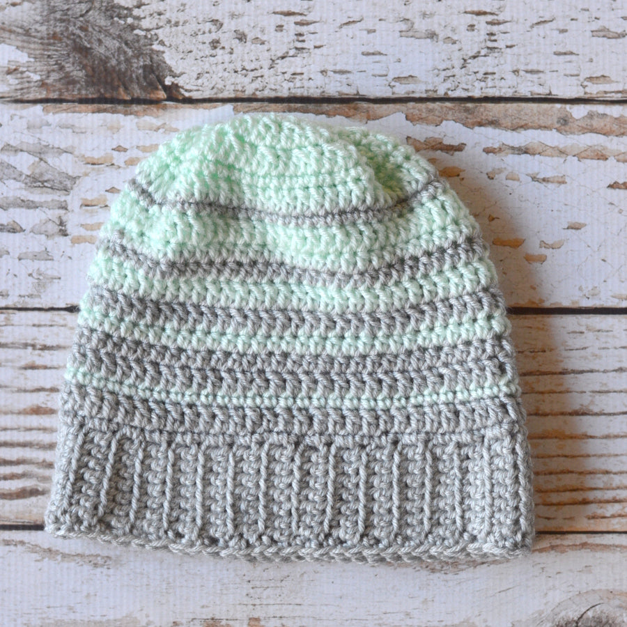 Striped Hipster Beanie