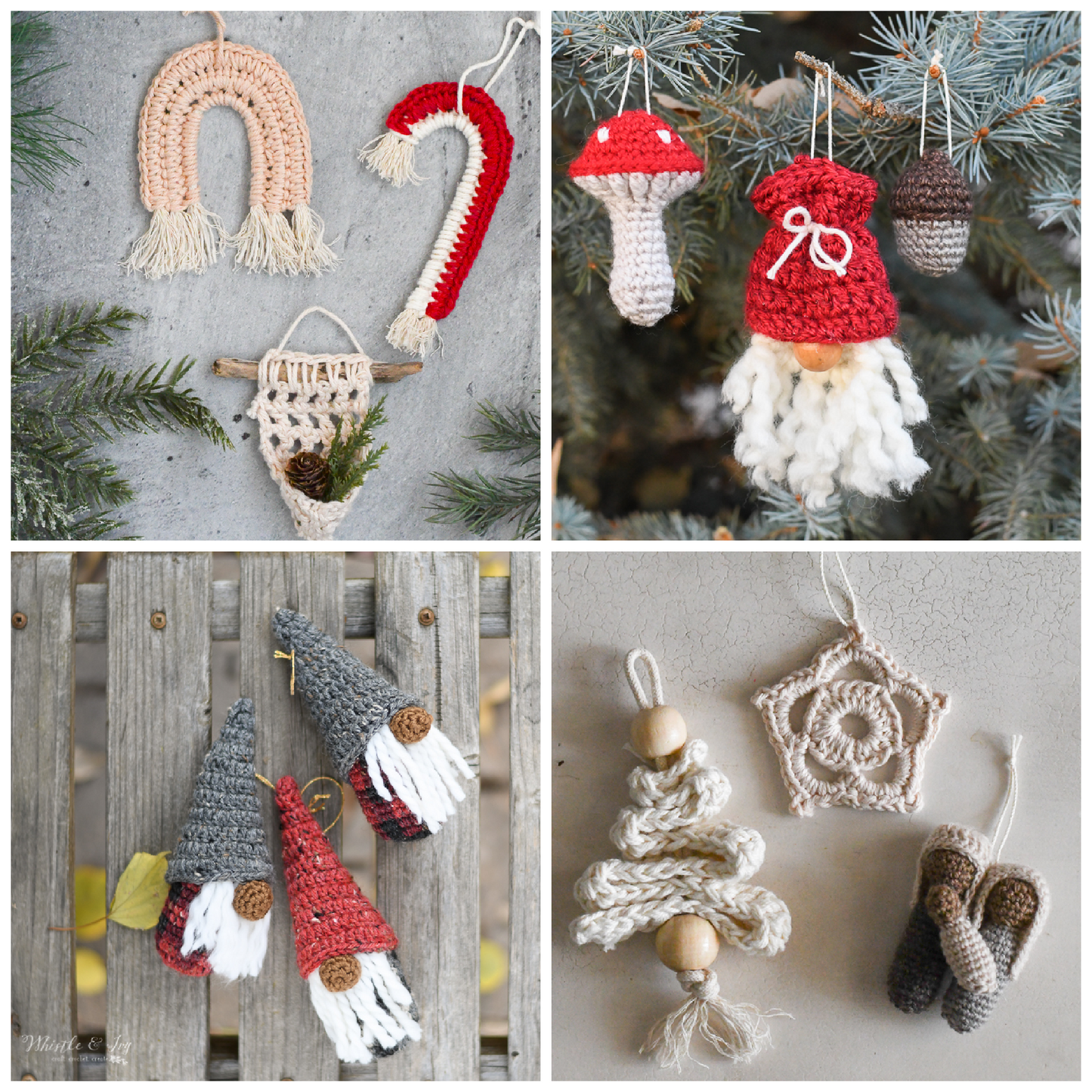 Rustic Boho Ornament Bundle