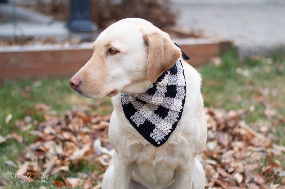 Plaid Dog Bandana